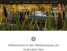 Tablet Screenshot of meri-sauna.de